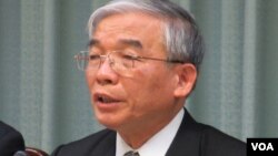 台湾法务部次长 陈守煌(美国之音张永泰拍摄)