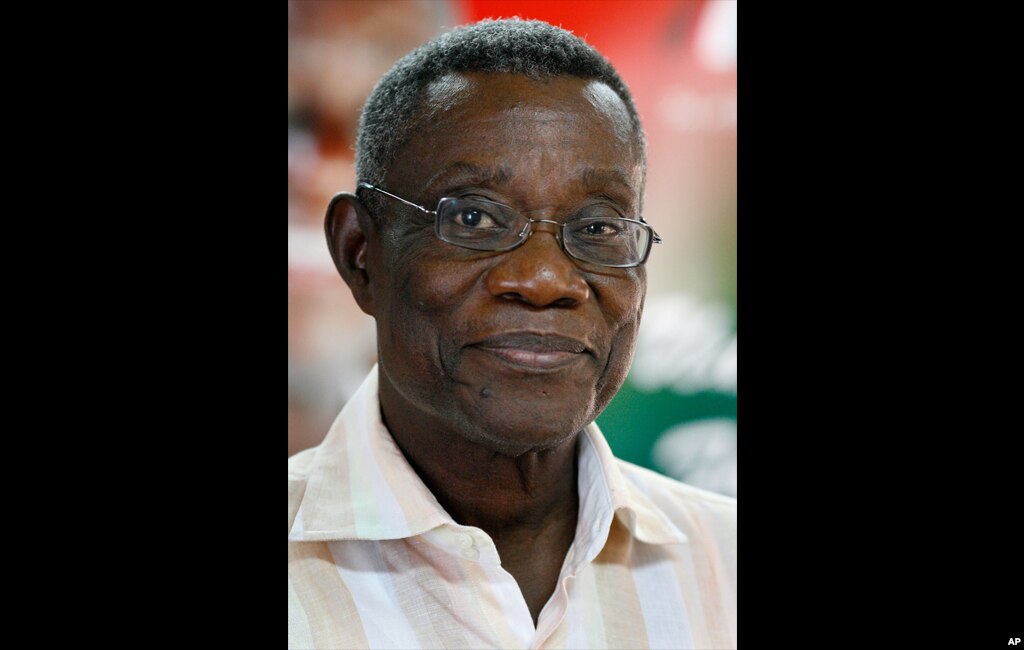 John Atta Mills after he won the presidency of Ghana, January 3, 2009. 