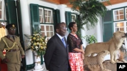 Zimbabwe President Mugabe and First Lady, Grace Mugabe