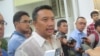 Menteri Pemuda dan Olah Raga Imam Nahrawi di kompleks Istana Kepresidenan Rabu, 24 Februari 2016 (VOA/Andylala).