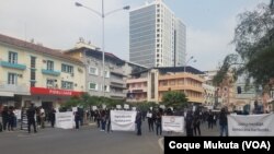 Magistrados judiciais e do Ministério Público protestam em Luanda, 31 de Julho 2021