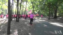 ኢትዮጵያውያንና ኤርትራውያን በጋራ የጡት ካንሰርን በማሰብ የእግር ጉዞ አድርገው ነበር