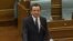 Kosovo, Pristina, Albin Kurti - new Kosovo prime minister giving his expose