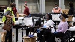 Kubalwa kutsha amavoti esabelweni seGeorgia.