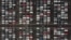 FILE - An aerial view shows lines of new Honda cars parked up at the Royal Portbury Dock in Avonmouth, near Bristol in south-west England, Dec. 4, 2020. The absence of a Brexit deal would alter the once almost seamless trade between the UK and the EU.