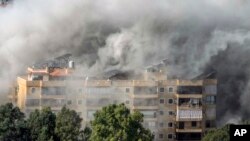 Në lagjen Dahiyeh, të Bejrutit (12 nëntor 2024)