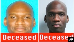 美国中央调查局公布的9月16日美国海军设施枪击案的作案者枪手阿伦•亚历克西斯的照片