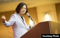 民进党总统候选人蔡英文（图片来自蔡英文脸书）