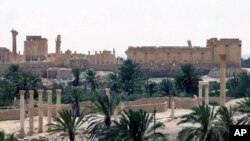 Kota kuno Palmyra, di timur laut ibukota Damaskus, Suriah yang penuh dengan peninggalan budaya jaman Romawi (foto: dok).