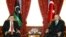 Serokê Lîbya Fayez el-Serac û yê Tirkiyê Erdogan