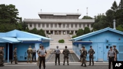 资料照片：朝韩非军事区。