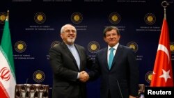 وزیران خارجه ایران و ترکیه، آنکارا، اول نوامبر ۲۰۱۳