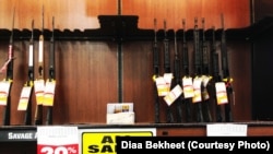 FILE - Several types of weapons, including AR-15 style rifles, are displayed at a gun shop in Virginia. (Photo: Diaa Bekheet)