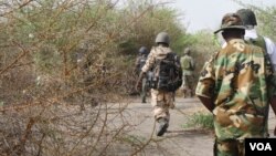 Hukumomi suka ce da wannan wurin sansanin 'yan Boko Haram ne, amma sun gudu bayan da sojoji suka tinkare shi suka kwace