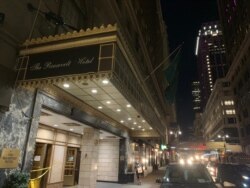 Hotel Roosevelt di Kota New York salah satu hotel yang akan tutup mulai 18 Desember 2020 setelah hampir 100 tahun beroperasi.