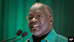 President John Pombe Magufuli of Tanzania.