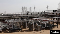 Picha ya kinu cha mafuta cha El Sharara, Libya. Picha ya Desemba 3, 2014.