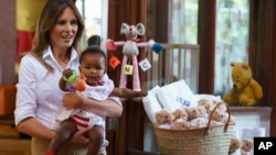 Uwargidar Shugaban Amurka Melania Trump a Afirka