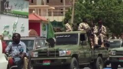 Patrouilles des paramilitaires RSF à Khartoum
