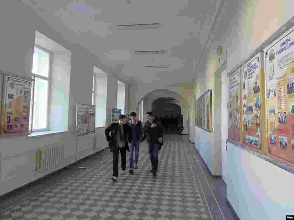 喀山大学内很难找到列宁痕迹。（美国之音白桦）