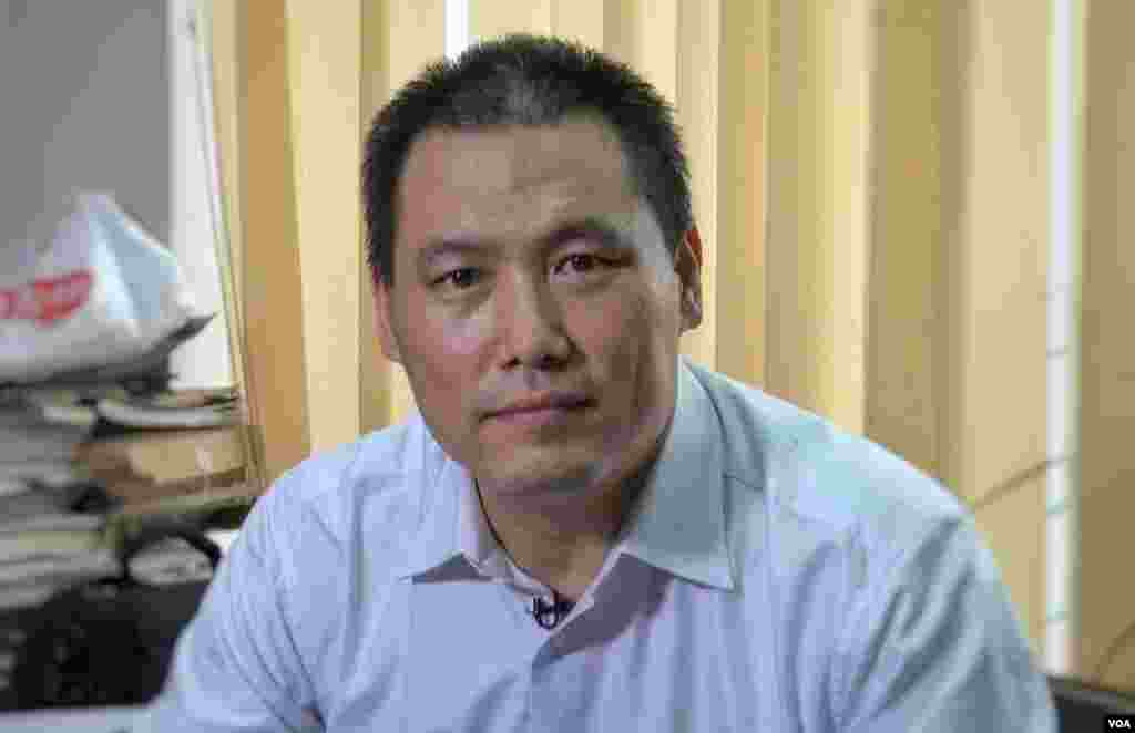 资料照片：中国人权律师浦志强。（美国之音东方拍摄）