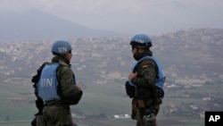 نیروهای سازمان ملل در مرز لبنان با اسرائيل - آرشیو