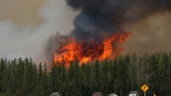 የፎርት ማክመሪው የዱር እሳት እንደገና የመኖሪያ ካምፕ አቃጠለ