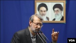 علی لاریجانی رئیس مجلس می گوید درجه بندی غنی سازی اورانیوم نمی تواند سدی برای فن آوری هسته ایران شود 