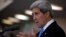 U.S. Secretary of State John Kerry speaks at a news conference in Tel Aviv, Israel, May 24, 2013.
