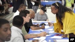 미국 뉴욕의 취업박람회. (자료사진)