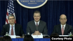 美国官员介绍奥巴马亚洲之行（图片来源：外国记者中心）