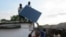 Solar collector panel is installed on roof in rural Phalombe district of Malawi. (VOA/Lameck Masina) 