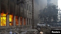 Muonekano wa baada ya mashambulizi ya Russia huko Kharkiv