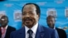 FILE - Cameroon's Incumbent President Paul Biya, of the Cameroon People's Democratic Movement Party.