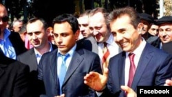 თემურ აბაზოვი ბიძინა ივანიშვილთან და გიორგი მარგველაშვილთან ერთად