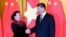Chủ tịch Quốc hội Nguyễn Thị Kim Ngân hội kiến Tổng Bí thư, Chủ tịch Trung Quốc Tập Cận Bình. (Ảnh: TTXVN)