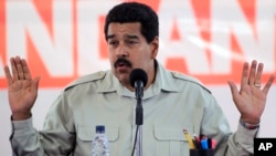 Presiden Venezuela, Nicolas Maduro menuduh mahkamah HAM OAS adalah alat kepentingan geopolitik AS (foto: dok). 