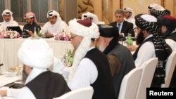 资料照片：阿富汗和平谈判 （路透社）