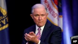 美国司法部长塞申斯2018年8月17日在爱荷华州讲话