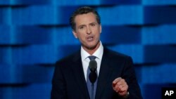 California Lt. Gov. Gavin Newsom