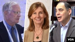 از راست: جیمز کارافانو، ننسی لیندبورگ و انتونی کوردزمن