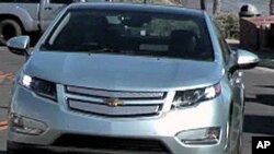 File - An automobile is seen driving on a U.S. road.