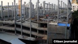 ရန်ကုန်က ဆောက်လုပ်ရေး (ဓါတ်ပုံ Greener)