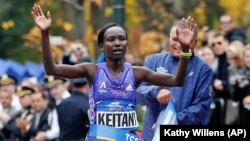 Mary Keitany kényane remprte le marathon de New York, 1er novembre 2015