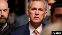资料照片：众议院议长麦卡锡。