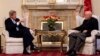 Secretary of State John Kerry meets with Afghan President Hamid Karzai at the Presidential Palace in Kabul, Mar. 25, 2013. 