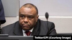 Jean Pierre Bemba akiwa mahakamani, tjhe Hague June 8, 2018. (Twitter/CPI)