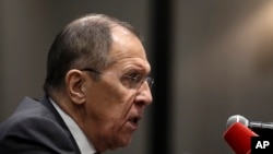 세르게이 라브로프 러시아 외무장관.