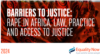 Report exposes legal loopholes protecting rapists in Africa
