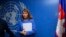 FILE PHOTO - U.N. Special Rapporteur on Human Rights in Cambodia Rhona Smith attends a press conference at her office in Phnom Penh, Cambodia, Thursday, May 9, 2019. (AP Photo/Heng Sinith)